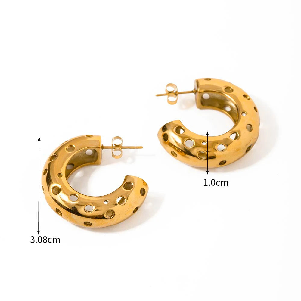 Pendientes de Aro Hueco