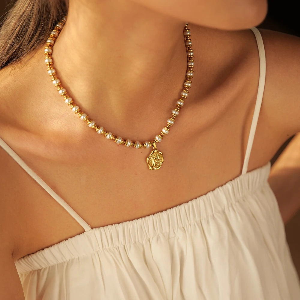 Collar para Mujer, Collar de Moda Mujer, Collar de Plata para Mujer, Collar Personalizados Mujer, Collar con Piedras Naturales, Colar de Oro Mujer, Collar Largos Mujer, Collar Elegantes para Mujer, Collar Boho Mujer