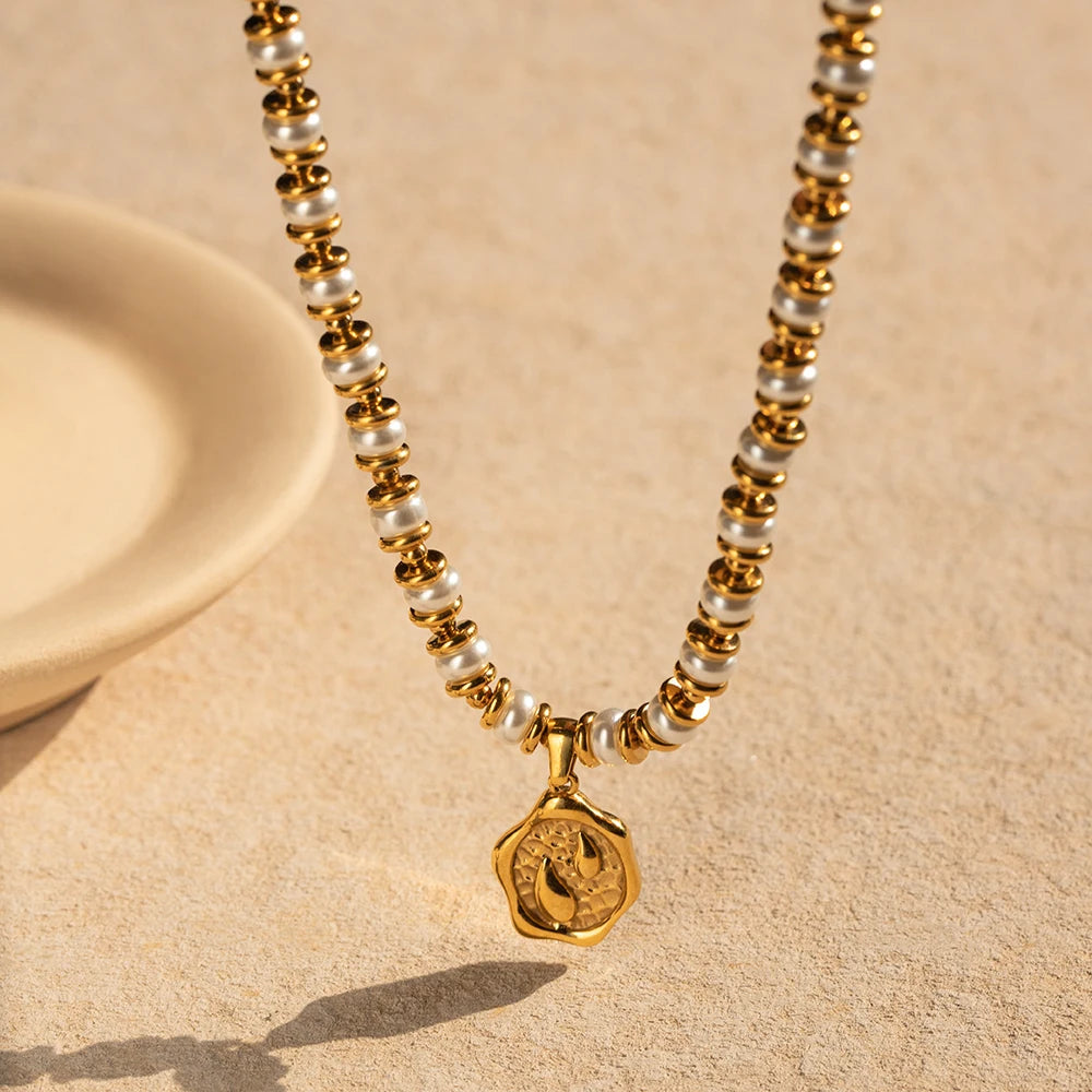 Collar para Mujer, Collar de Moda Mujer, Collar de Plata para Mujer, Collar Personalizados Mujer, Collar con Piedras Naturales, Colar de Oro Mujer, Collar Largos Mujer, Collar Elegantes para Mujer, Collar Boho Mujer