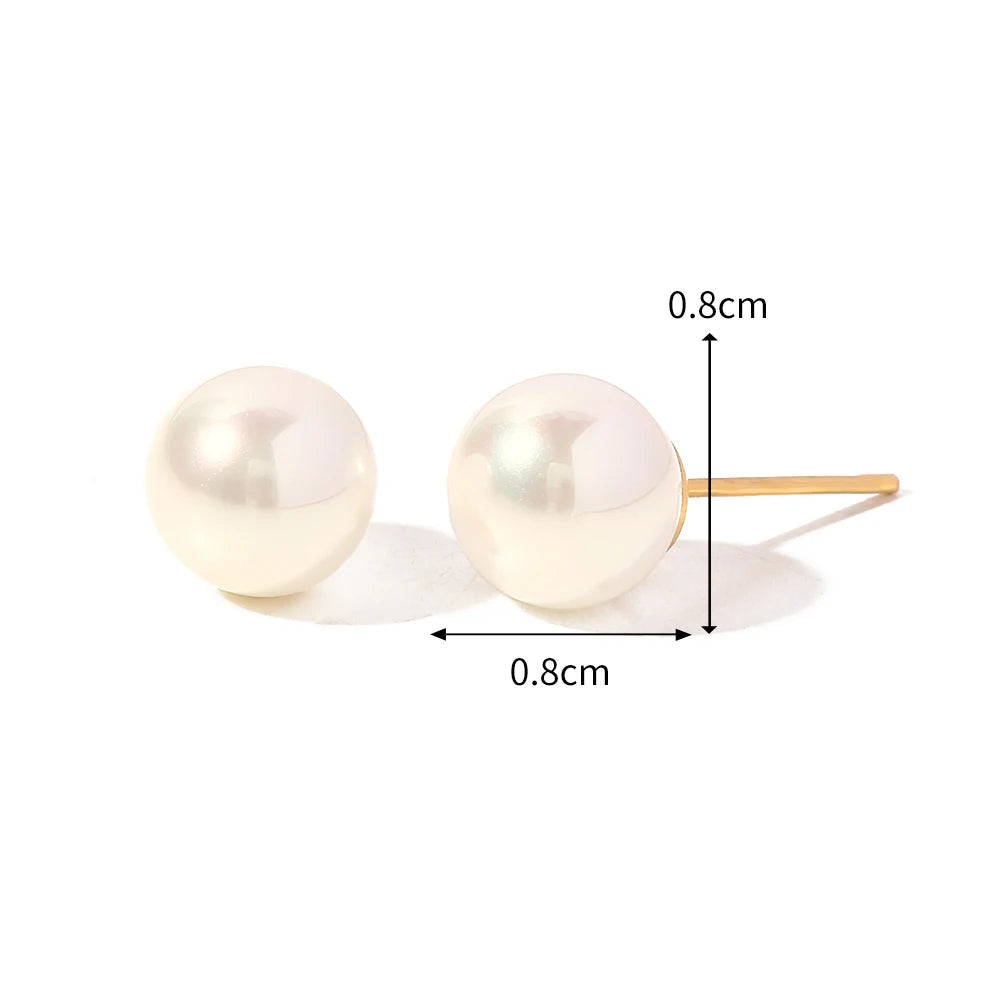 Pendientes Elegantes de Perlas