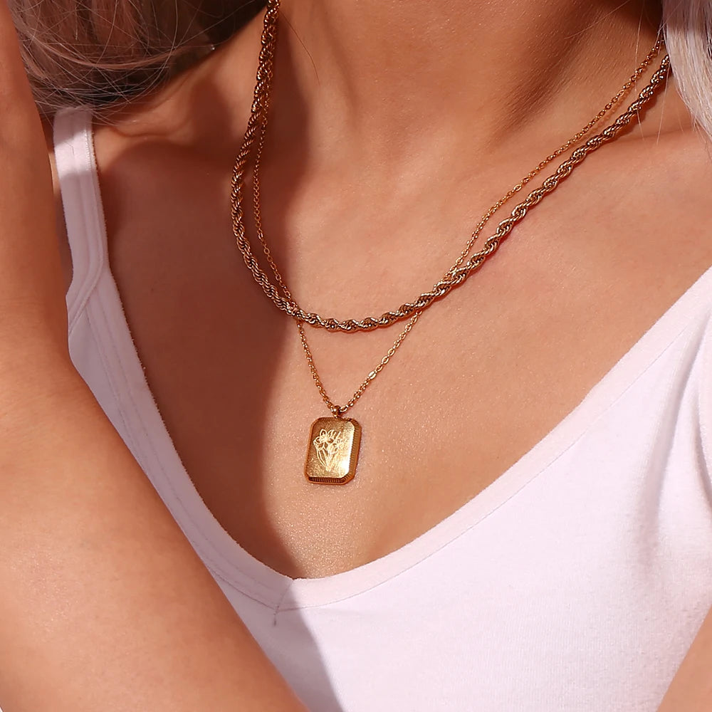 Collar para Mujer, Collar de Moda Mujer, Collar de Plata para Mujer, Collar, Personalizados Mujer, Collar con Piedras Naturales, Colar de Oro Mujer, Collar Largos Mujer, Collar Elegantes para Mujer, Collar Boho Mujer