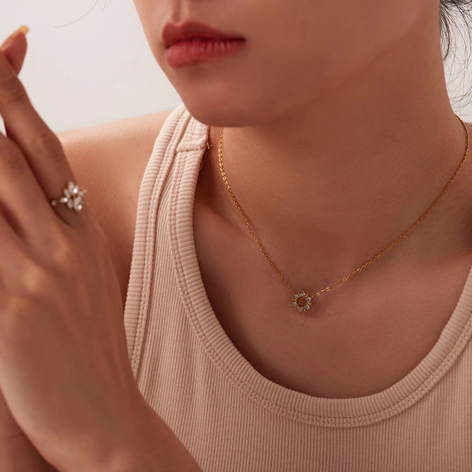 Collar para Mujer, Collar de Moda Mujer, Collar de Plata para Mujer, Collar Personalizados Mujer, Collar con Piedras Naturales, Colar de Oro Mujer, Collar Largos Mujer, Collar Elegantes para Mujer, Collar Boho Mujer