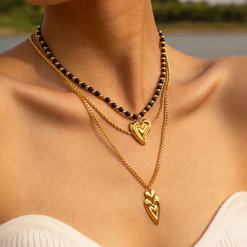 Collar para Mujer, Collar de Moda Mujer, Collar de Plata para Mujer, Collar Personalizados Mujer, Collar con Piedras Naturales, Colar de Oro Mujer, Collar Largos Mujer, Collar Elegantes para Mujer, Collar Boho Mujer