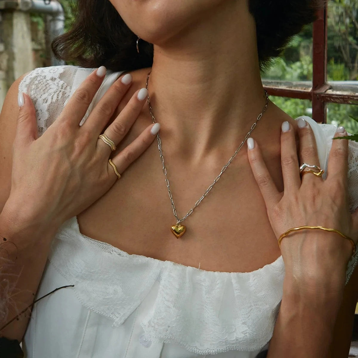 Collar para Mujer, Collar de Moda Mujer, Collar de Plata para Mujer, Collar Personalizados Mujer, Collar con Piedras Naturales, Colar de Oro Mujer, Collar Largos Mujer, Collar Elegantes para Mujer, Collar Boho Mujer
