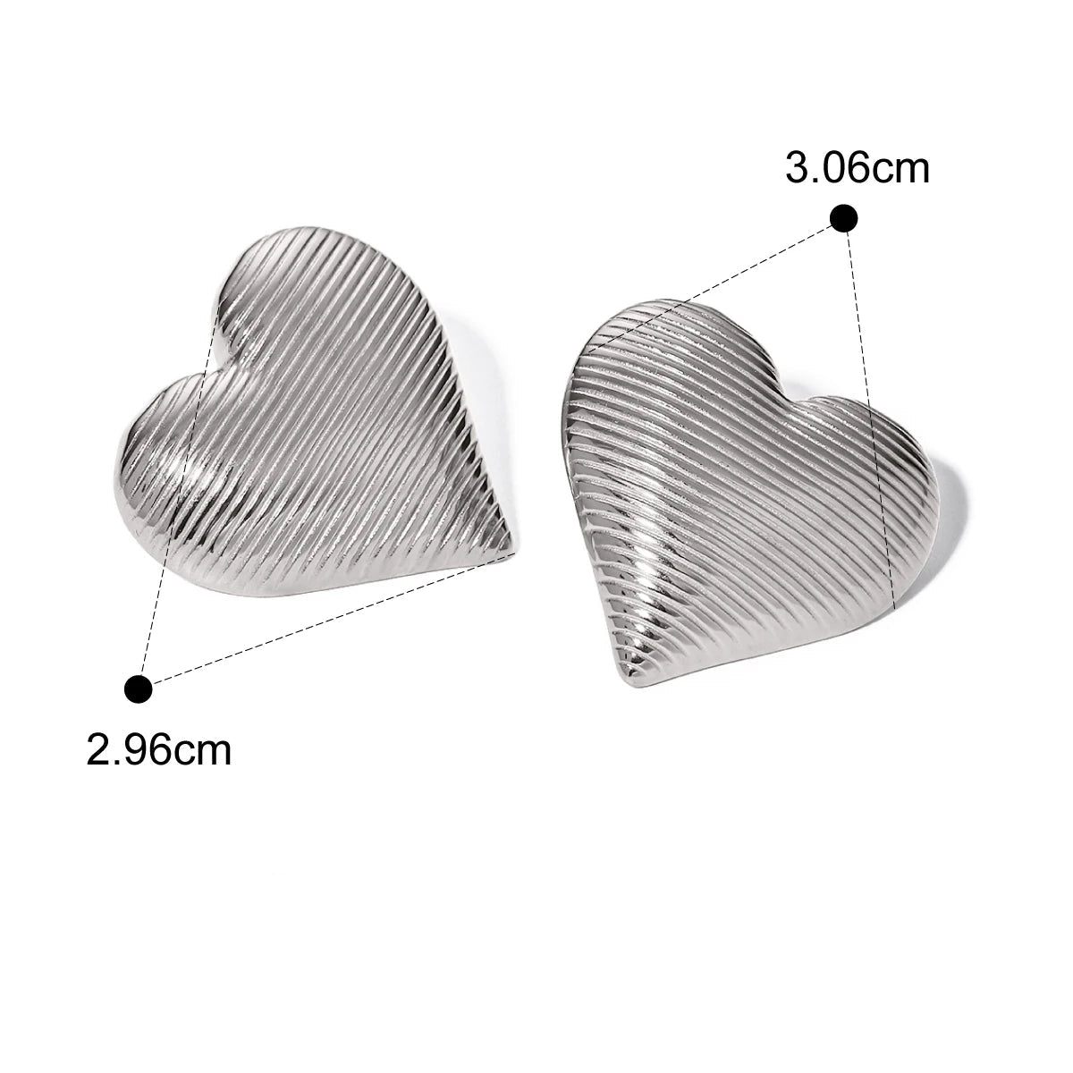Pendientes de Corazón de Amor