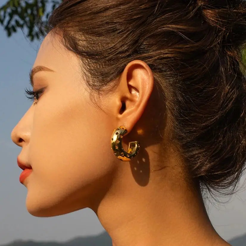 Pendientes de Aro Hueco