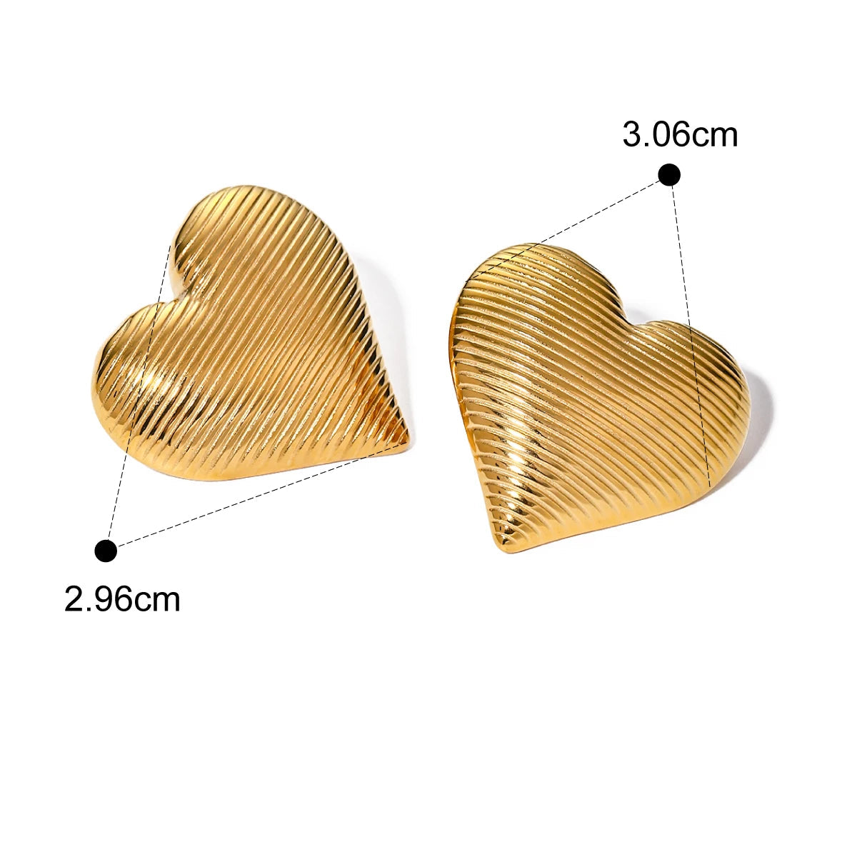 Pendientes de Corazón de Amor