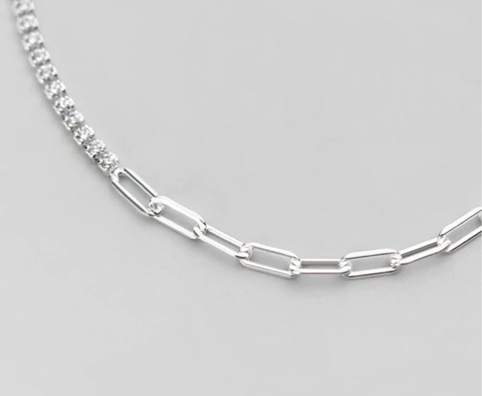 Pulsera de Cadena Asimétrica