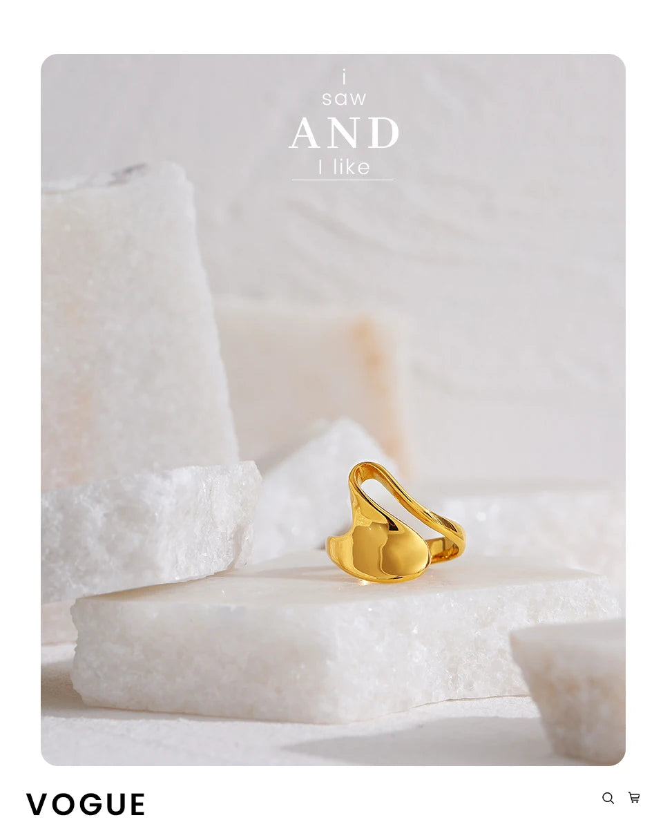 Anillo Espiral Dorada