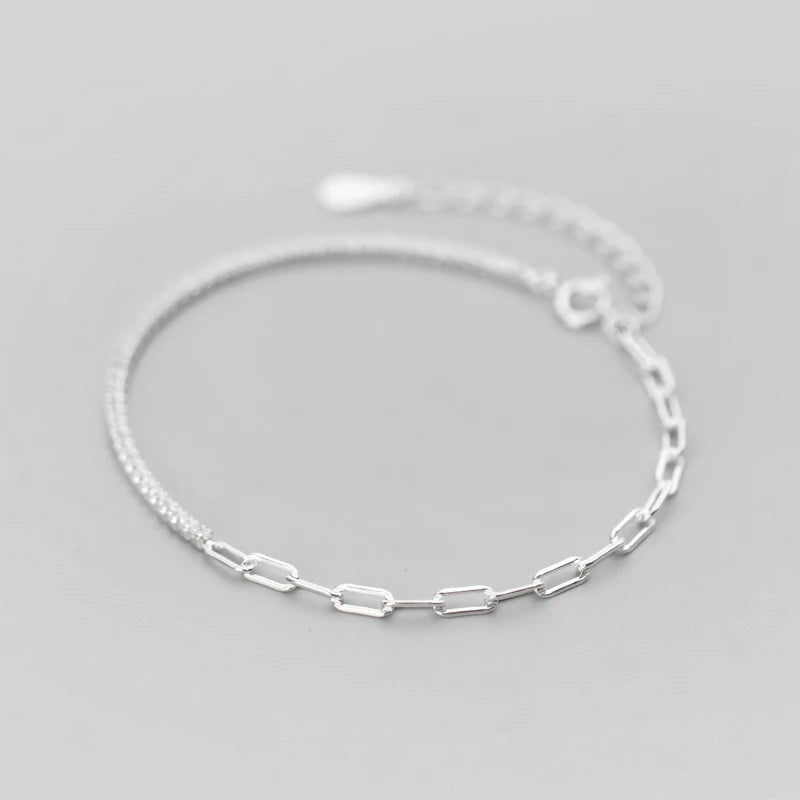 Pulsera de Cadena Asimétrica