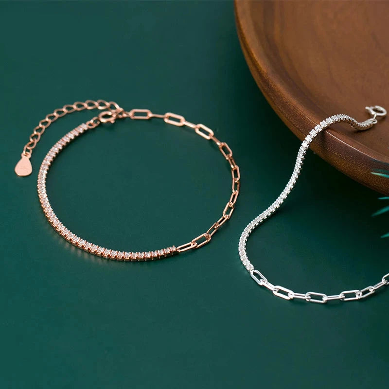Pulsera de Cadena Asimétrica