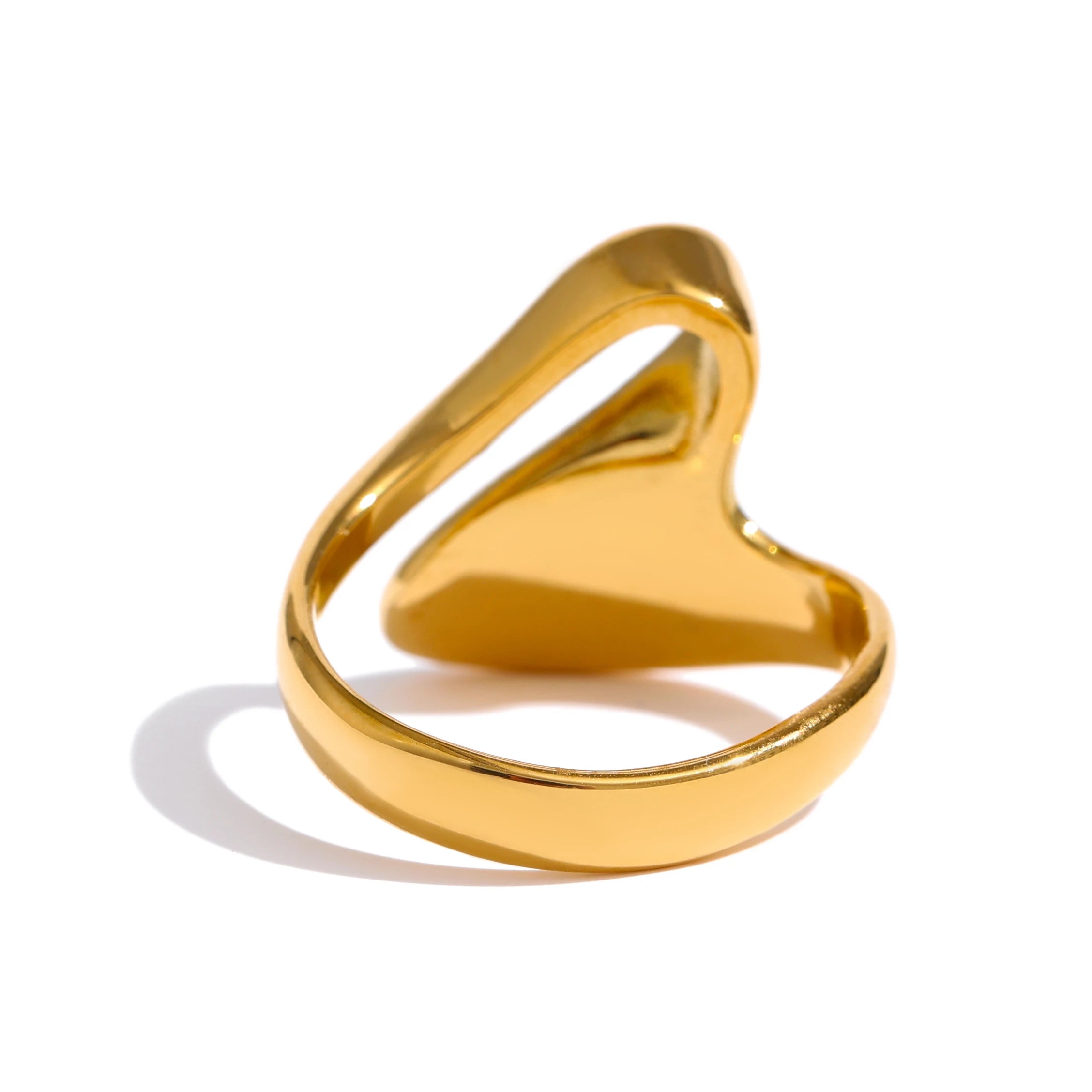 Anillo Espiral Dorada