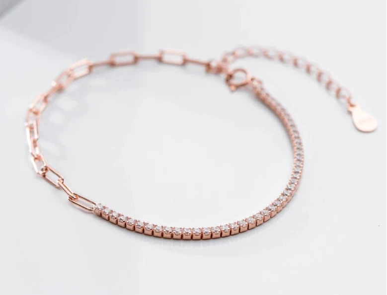 Pulsera de Cadena Asimétrica