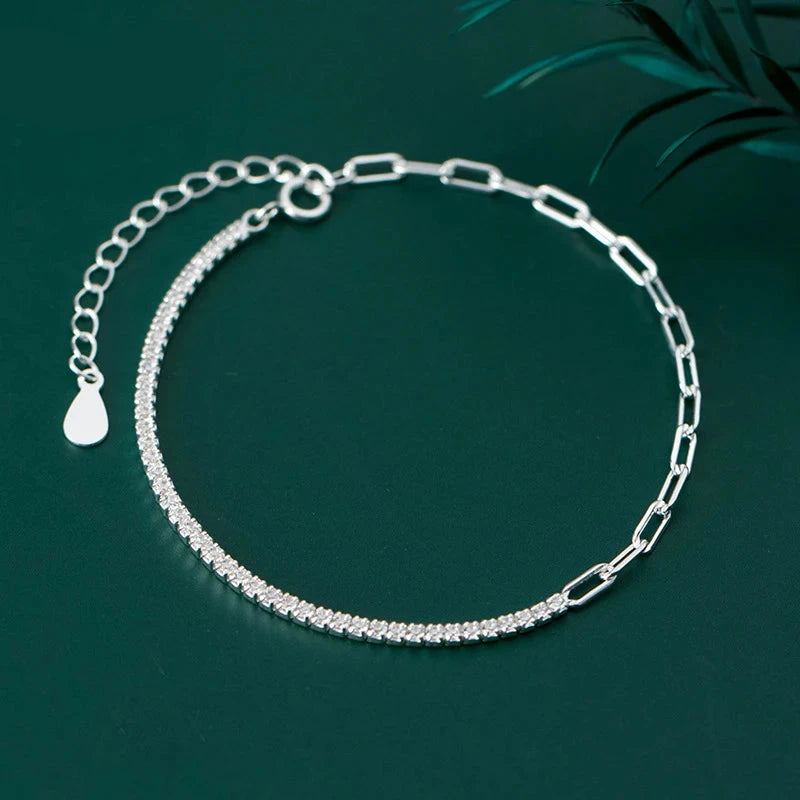 Pulsera de Cadena Asimétrica