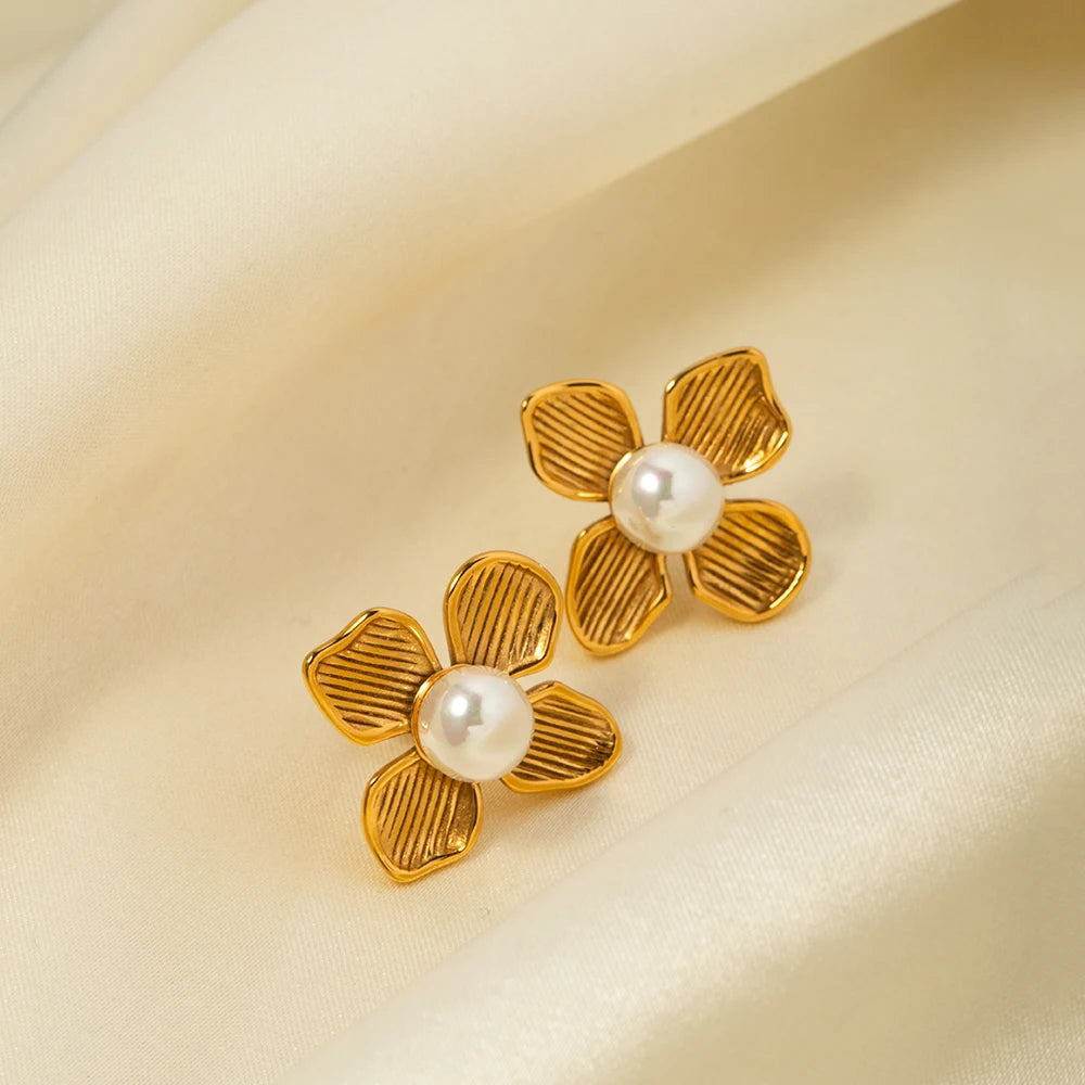 Pendientes de Flores