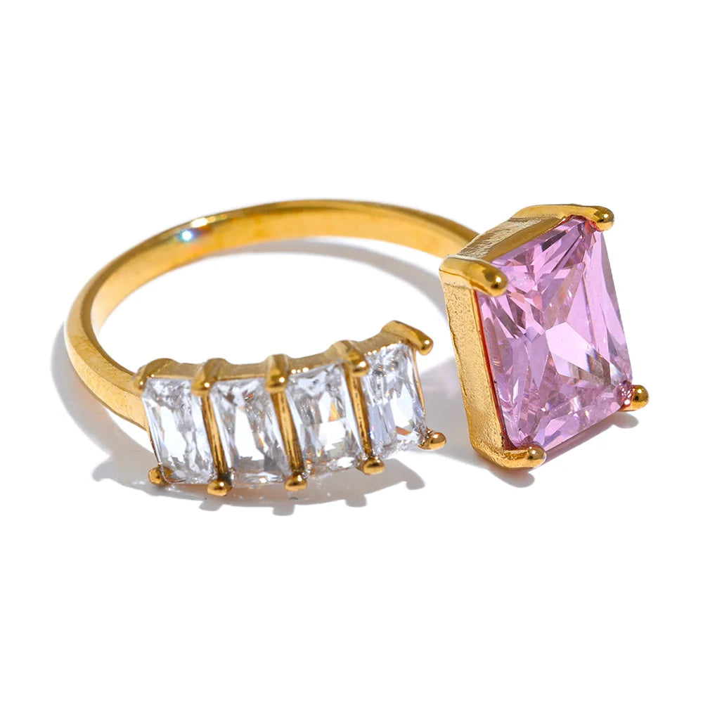 Anillo con Zirconias de Colores