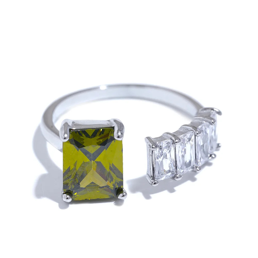 Anillo con Zirconias de Colores
