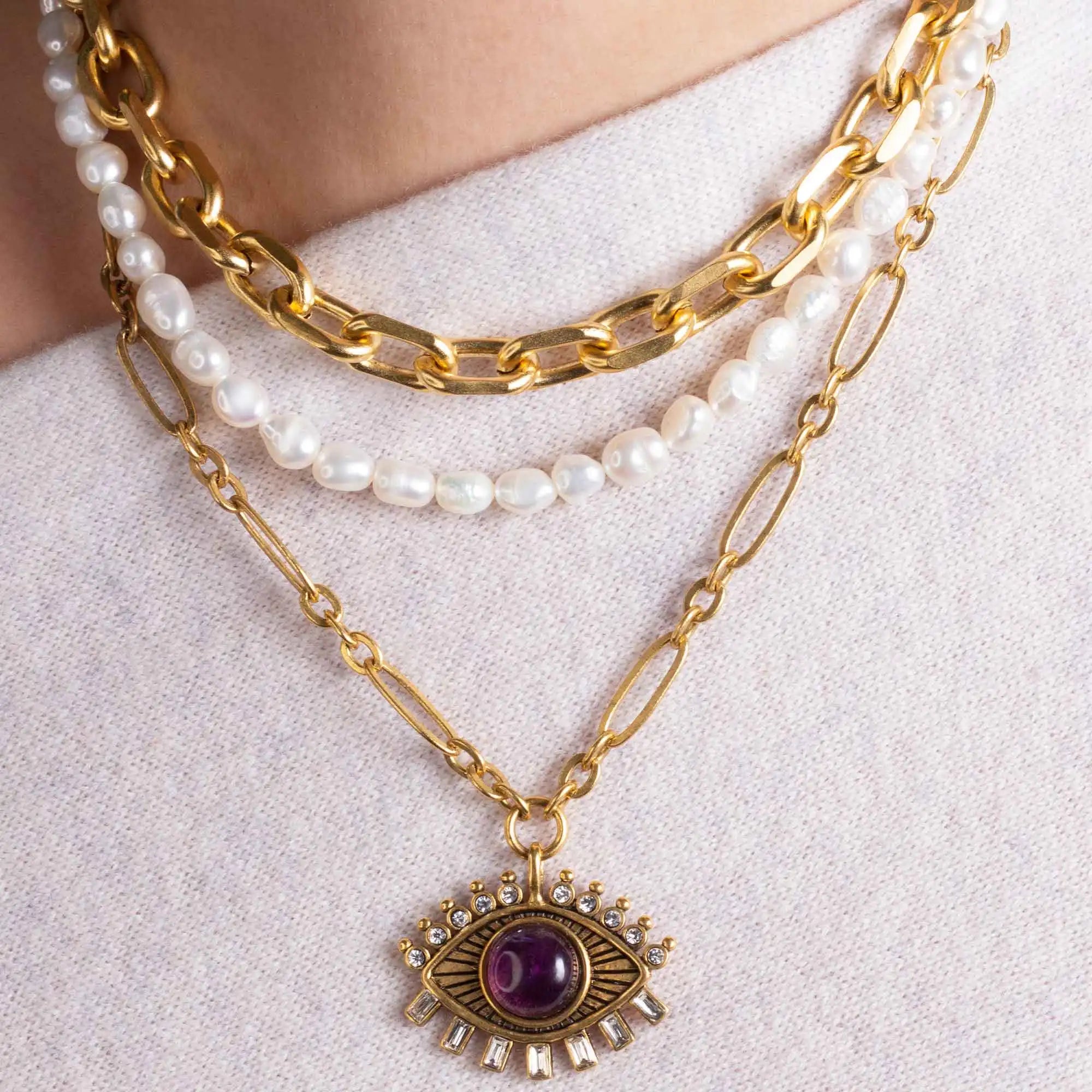 Collar para Mujer, Collar de Moda Mujer, Collar de Plata para Mujer, Collar Personalizados Mujer, Collar con Piedras Naturales, Colar de Oro Mujer, Collar Largos Mujer, Collar Elegantes para Mujer, Collar Boho Mujer