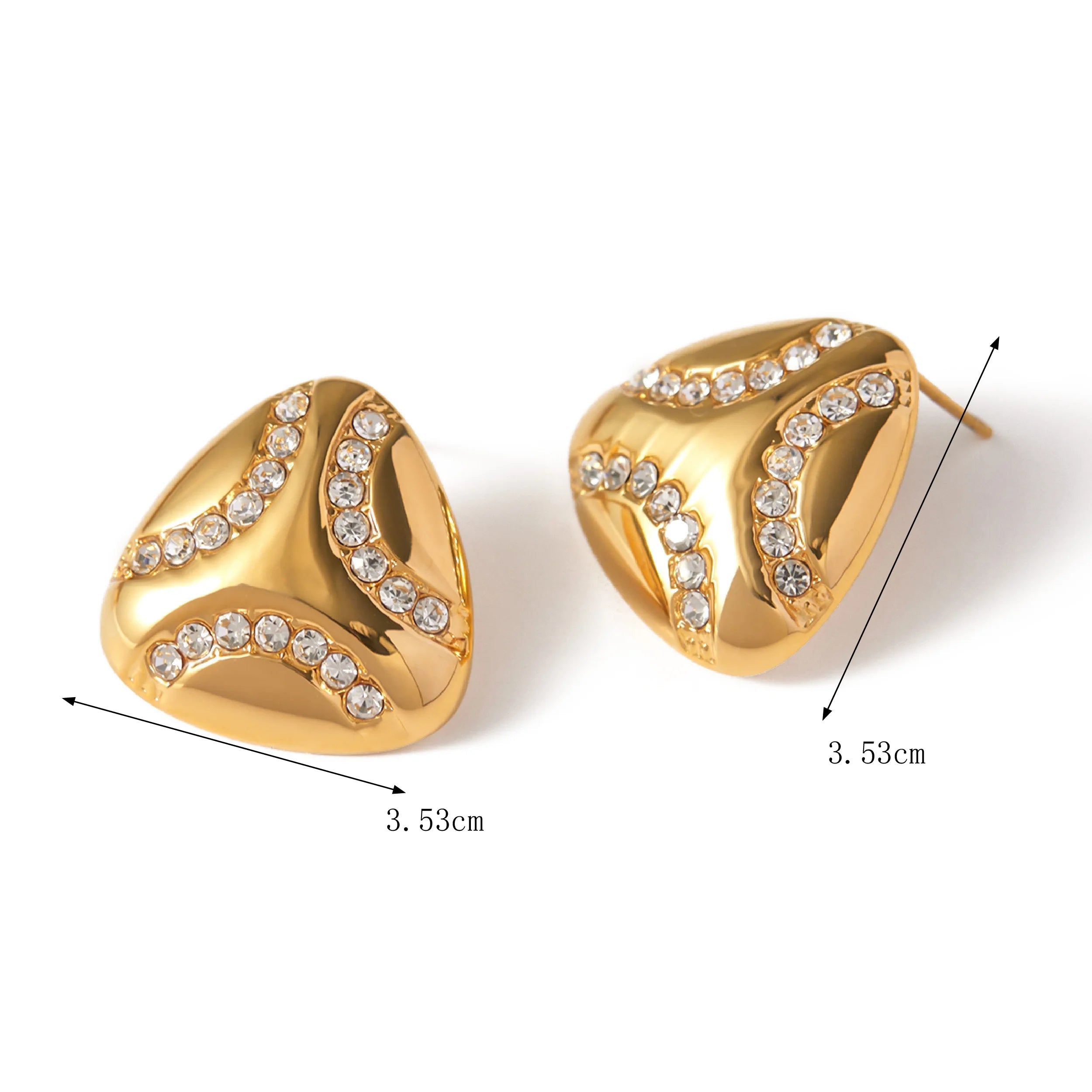 Pendientes Geométricos con Circonitas