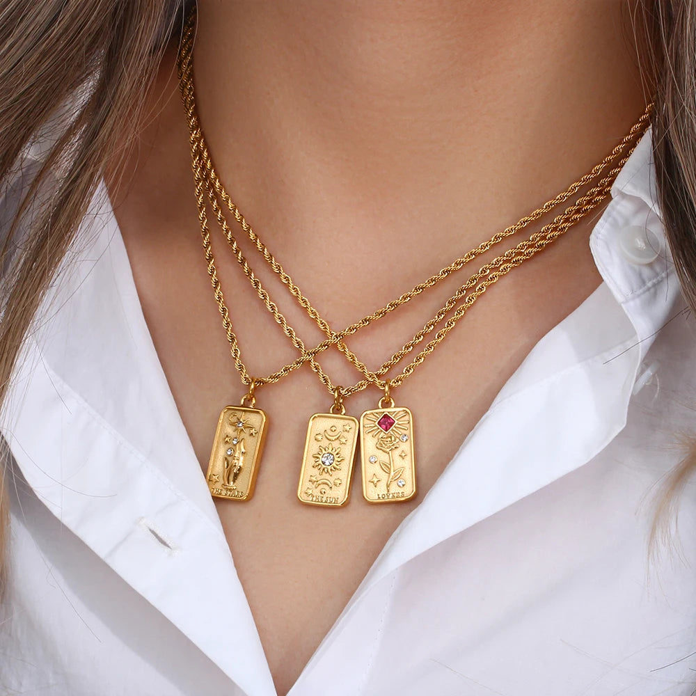 Collar para Mujer, Collar de Moda Mujer, Collar de Plata para Mujer, Collar, Personalizados Mujer, Collar con Piedras Naturales, Colar de Oro Mujer, Collar Largos Mujer, Collar Elegantes para Mujer, Collar Boho Mujer