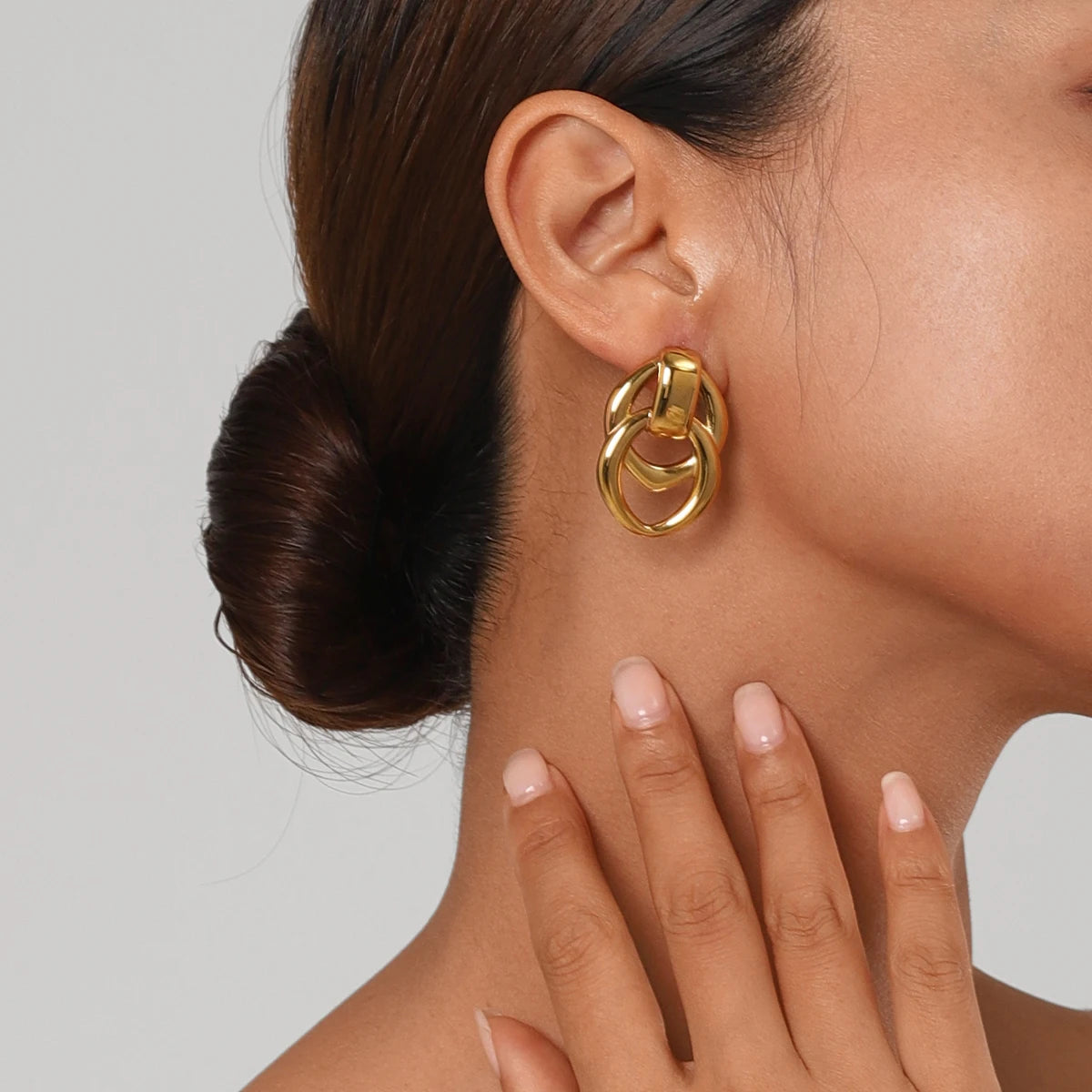 Pendientes Elegancia Dorada