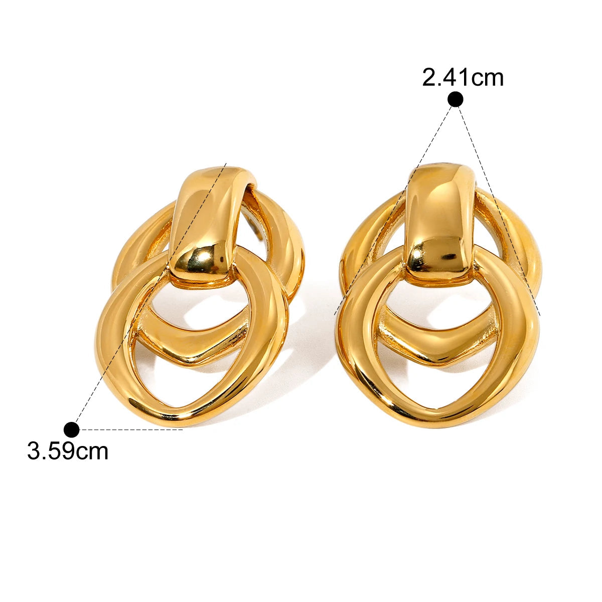 Pendientes Elegancia Dorada