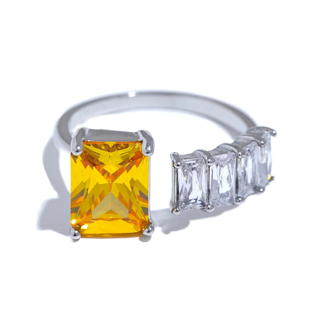 Anillo con Zirconias de Colores