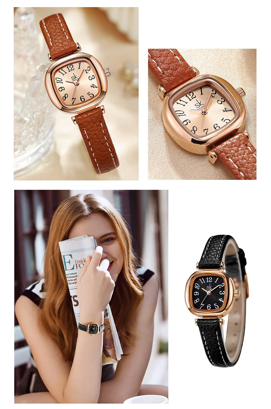 Relojes, Reloj de Mujer, Relojes Elegantes, Reloj Elegante de Cuero