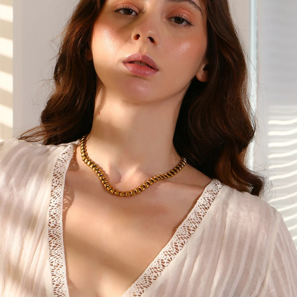 Collar para Mujer, Collar de Moda Mujer, Collar de Plata para Mujer, Collar Personalizados Mujer, Collar con Piedras Naturales, Colar de Oro Mujer, Collar Largos Mujer, Collar Elegantes para Mujer, Collar Boho Mujer