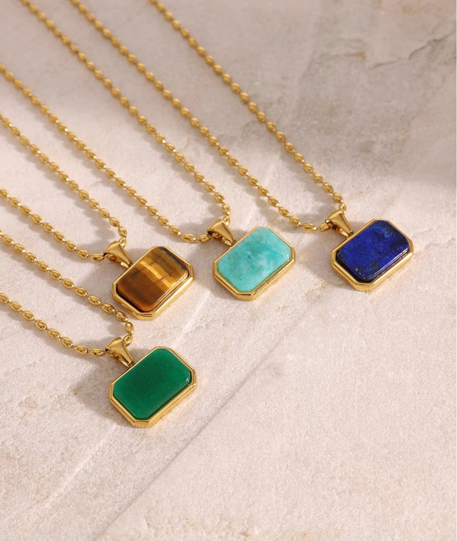 Collar para Mujer, Collar de Moda Mujer, Collar de Plata para Mujer, Collar Personalizados Mujer, Collar con Piedras Naturales, Colar de Oro Mujer, Collar Largos Mujer, Collar Elegantes para Mujer, Collar Boho Mujer