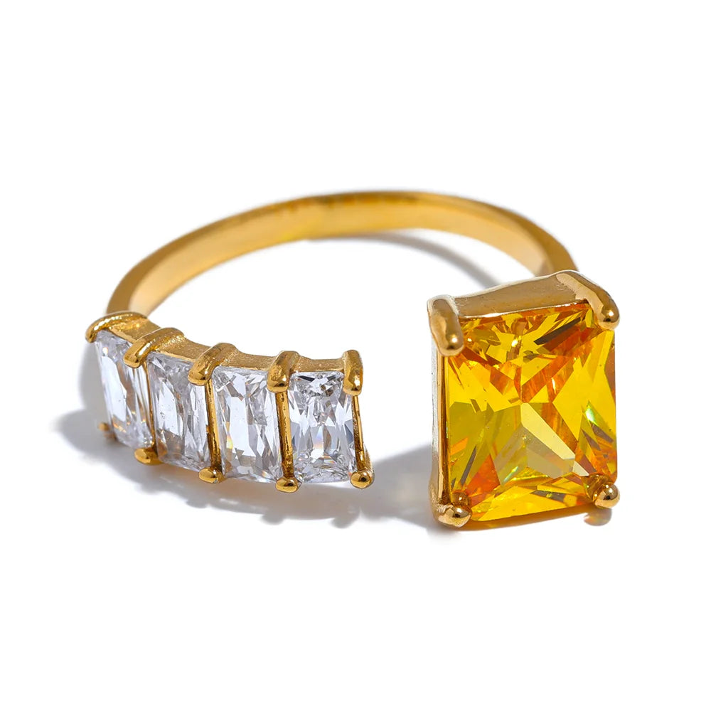 Anillo con Zirconias de Colores