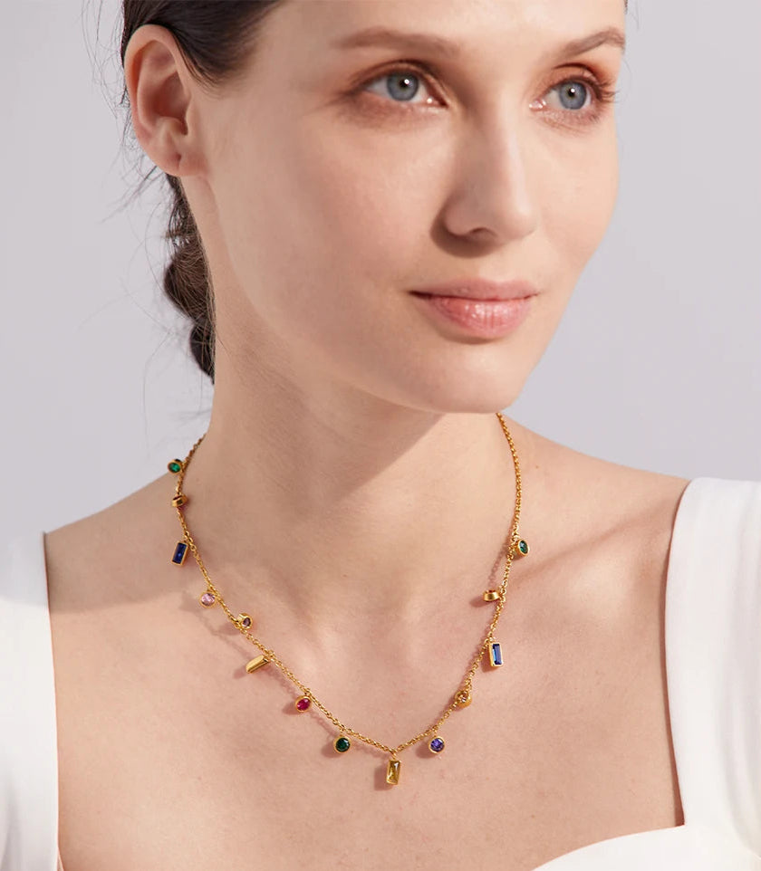 Collar para Mujer, Collar de Moda Mujer, Collar de Plata para Mujer, Collar, Personalizados Mujer, Collar con Piedras Naturales, Colar de Oro Mujer, Collar Largos Mujer, Collar Elegantes para Mujer, Collar Boho Mujer