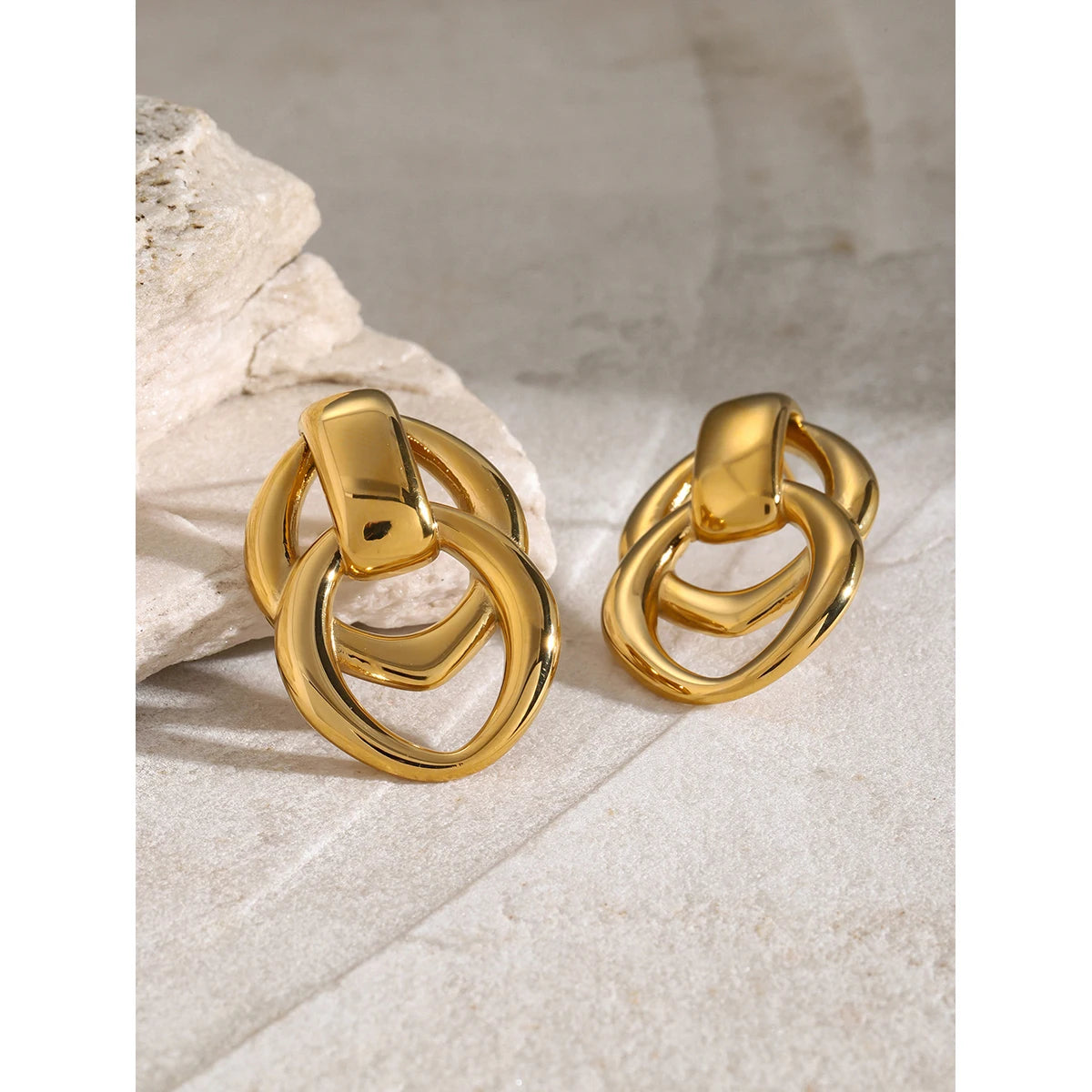 Pendientes Elegancia Dorada